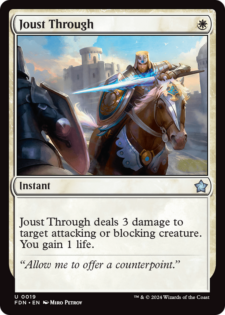 Joust Through (FDN) #19 [EN/N] s/o