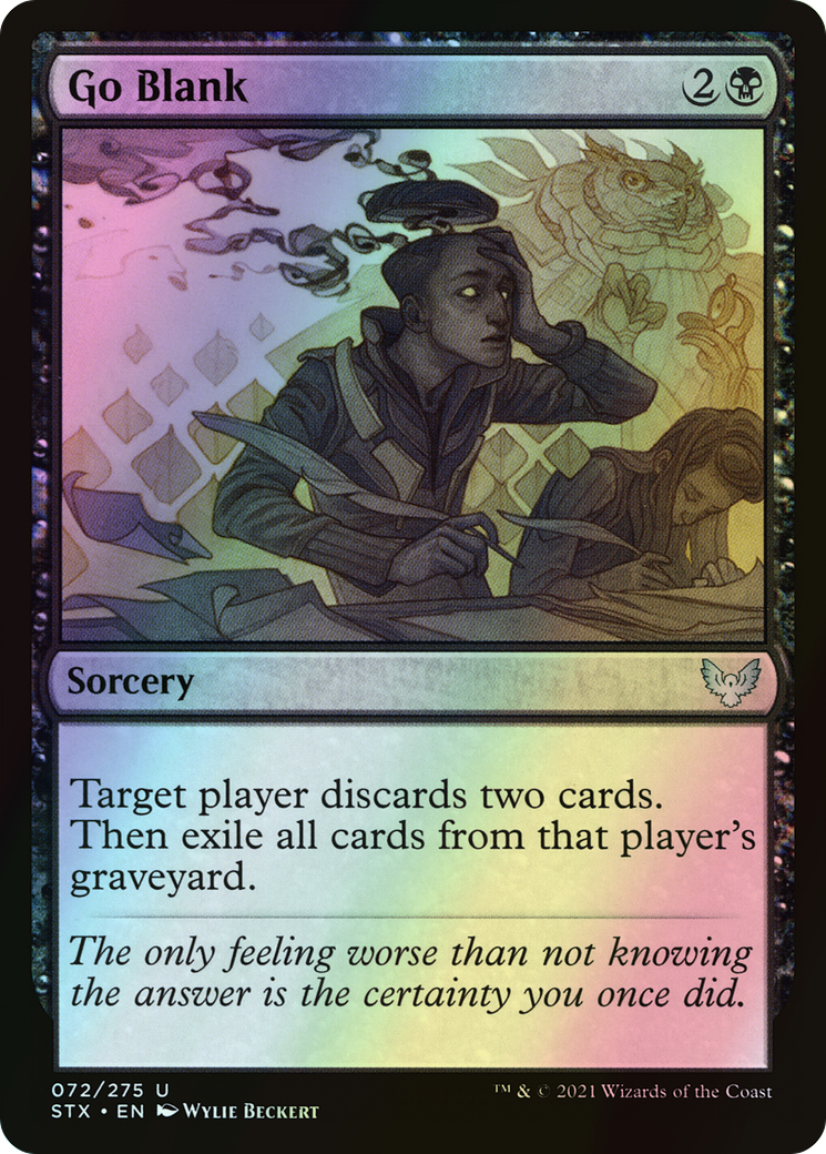 Go Blank (STX) #72 [EN/F]