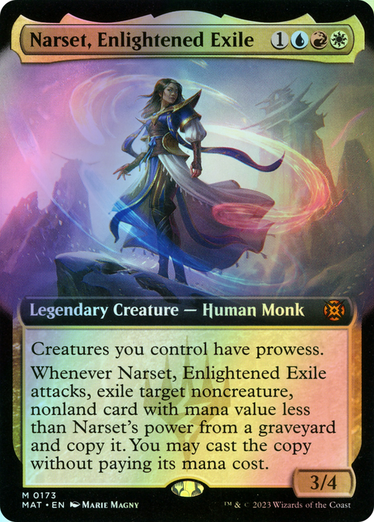 Narset, Enlightened Exile (MAT) #173 [EN/F] s/o