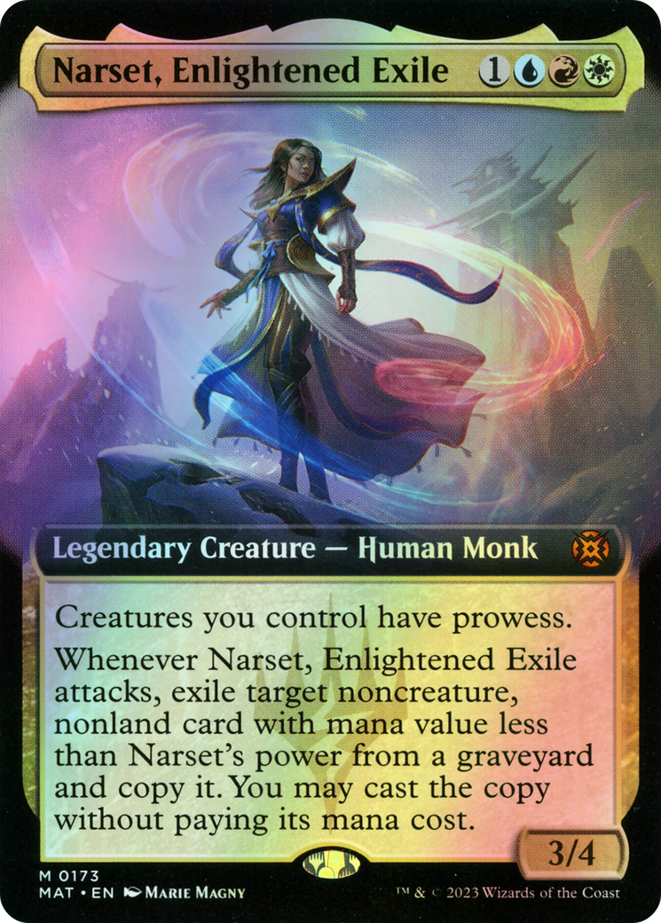 Narset, Enlightened Exile (MAT) #173 [EN/F] s/o