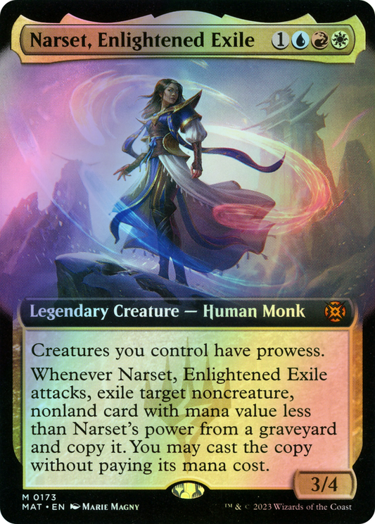 Narset, Enlightened Exile (MAT) #173 [EN/F] s/o