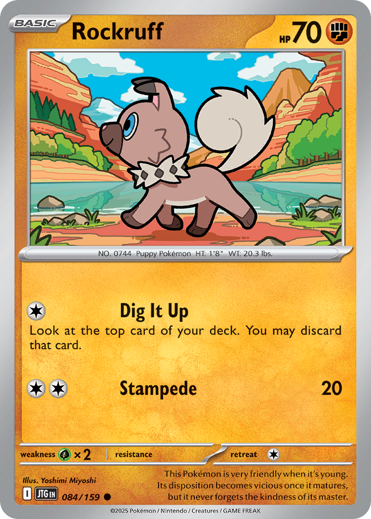 Rockruff (JTG) #084 [EN/N]