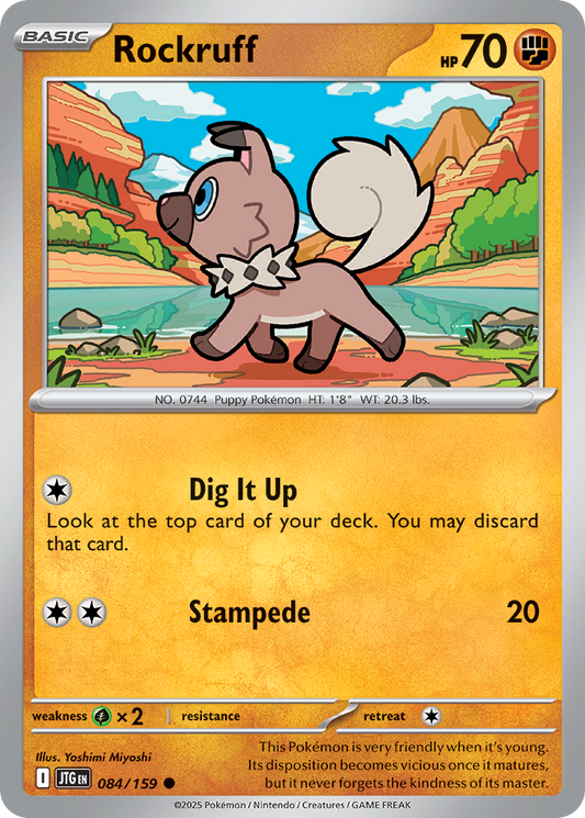 Rockruff (JTG) #084 [EN/N]