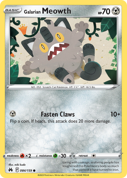 Galarian Meowth (CRZ) #084 [EN/N]