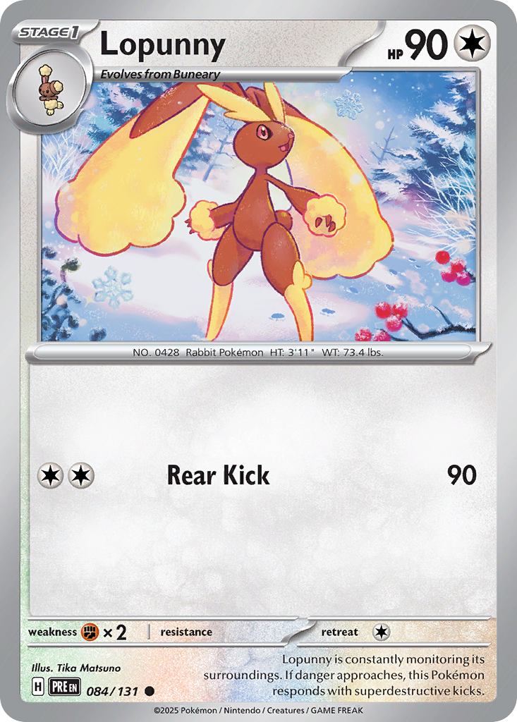 Lopunny (PRE) #084_V1 [EN/N] s/o