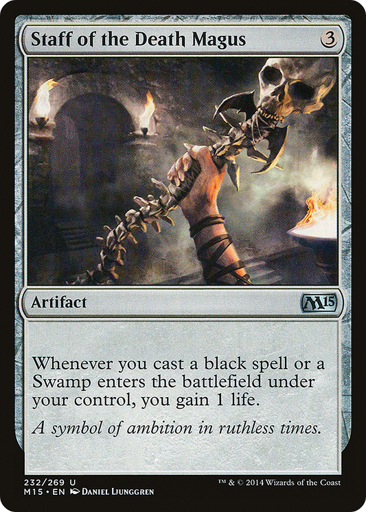 Staff of the Death Magus (M15) #232 [EN/N]