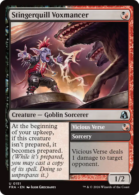 Stingerquill Voxmancer // Vicious Verse (FRA) #151 [EN/N]