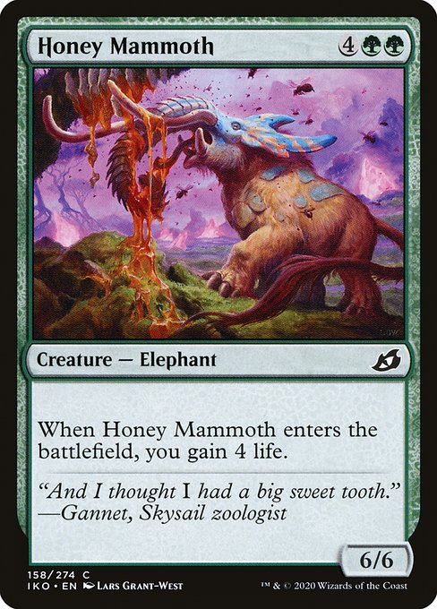 Honey Mammoth (IKO) #158 [EN/N]