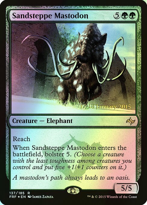 Sandsteppe Mastodon (PFRF) #137s [EN/F]