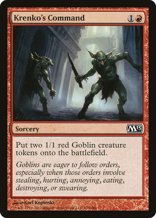 Krenko's Command (M13) #139 [EN/N]
