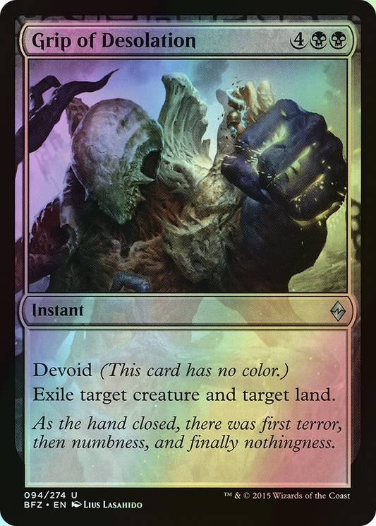 Grip of Desolation (BFZ) #94 [EN/F]