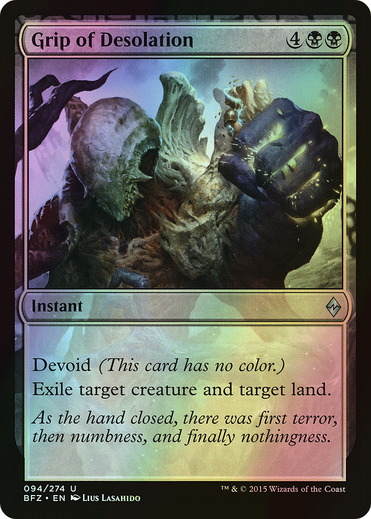 Grip of Desolation (BFZ) #94 [EN/F]