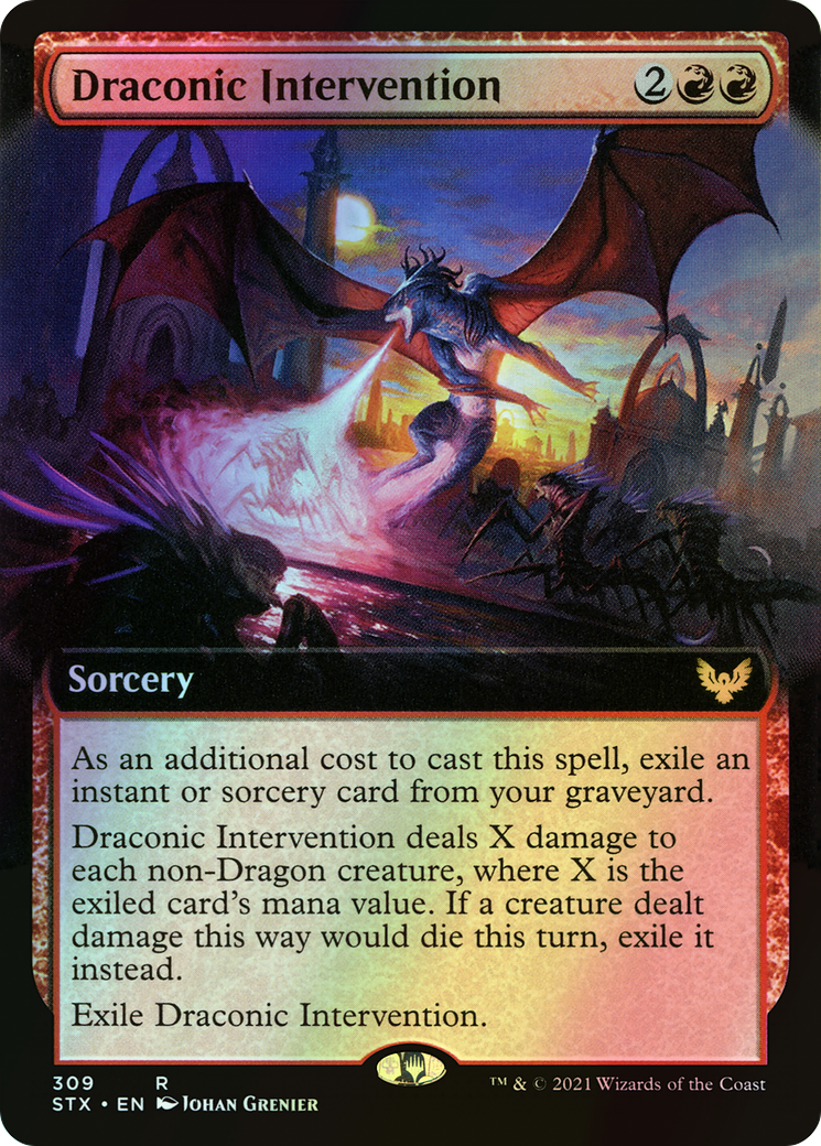 Draconic Intervention (STX) #309 [EN/F]