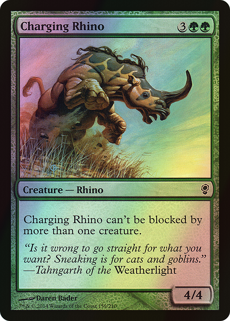 Charging Rhino (CNS) #159 [EN/F] s/o