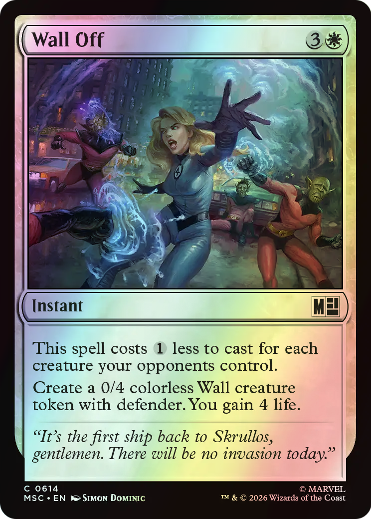 Wall Off (MSC) #614 [EN/F]