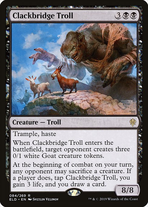 Clackbridge Troll (ELD) #84 [EN/N]