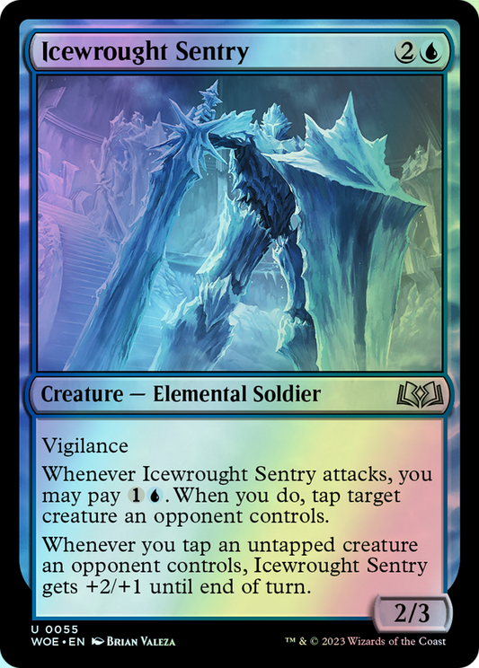 Icewrought Sentry (WOE) #55 [EN/F]