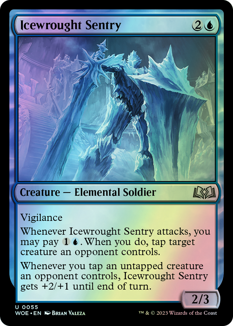 Icewrought Sentry (WOE) #55 [EN/F]