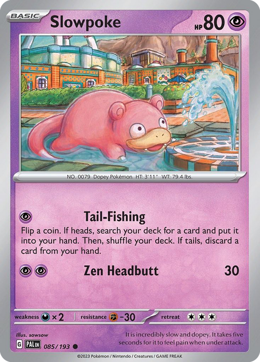 Slowpoke (PAL) #085 [EN/N] s/o