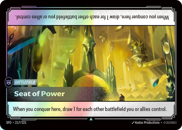 Seat of Power (SFD) #217 [EN/F] s/o