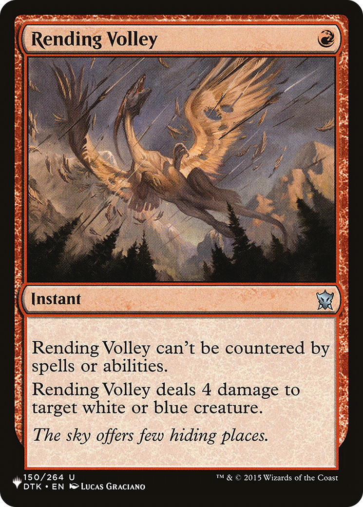 Rending Volley (PLST) #DTK-150 [EN/N] s/o