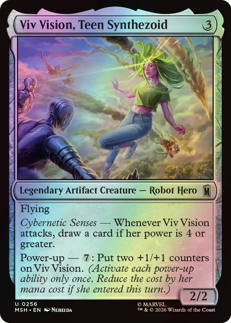 Viv Vision, Teen Synthezoid (MSH) #256 [EN/F]