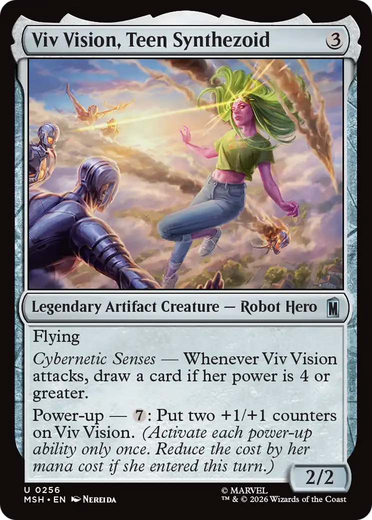 Viv Vision, Teen Synthezoid (MSH) #256 [EN/N]