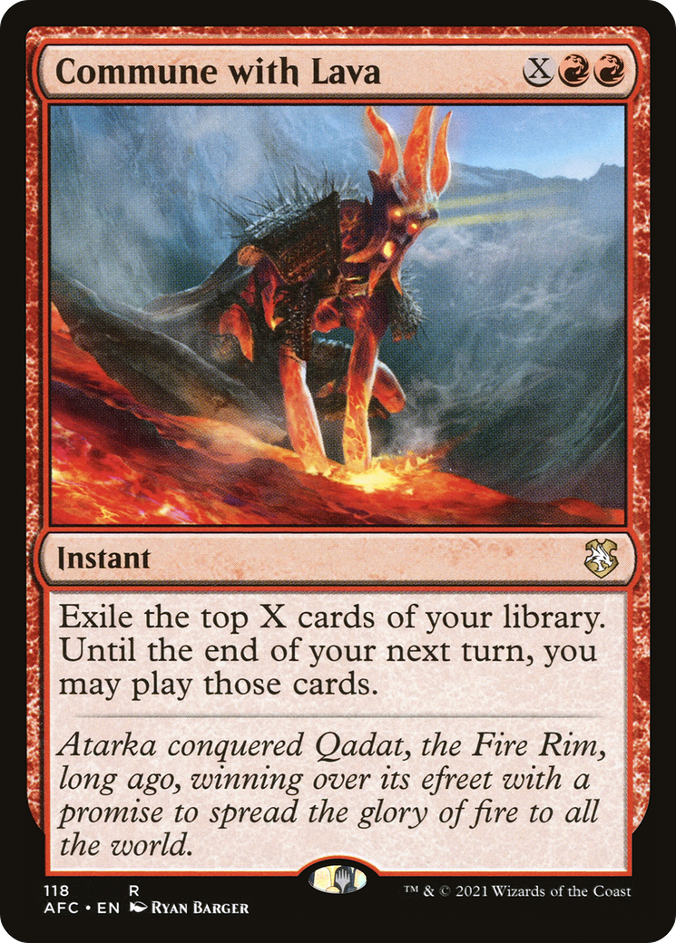 Commune with Lava (AFC) #118 [EN/N]