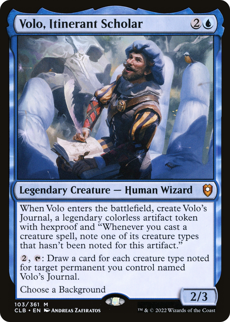 Volo, Itinerant Scholar (CLB) #103 [EN/N]