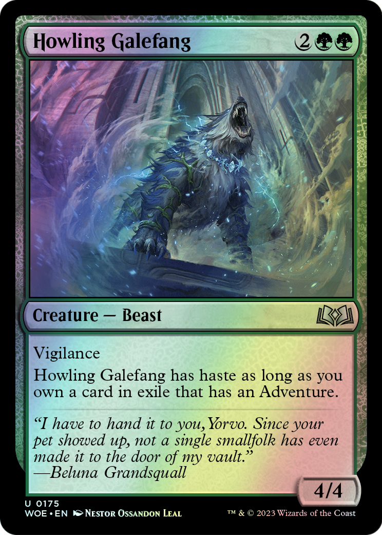 Howling Galefang (WOE) #175 [EN/F]
