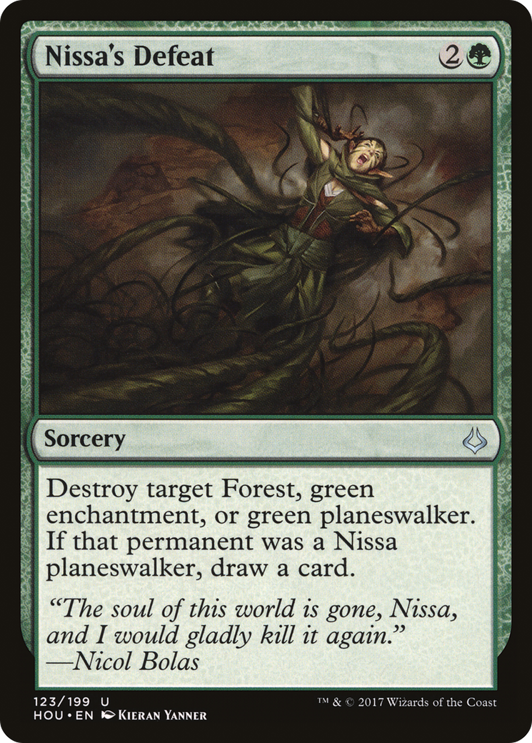 Nissa's Defeat (HOU) #123 [EN/N]