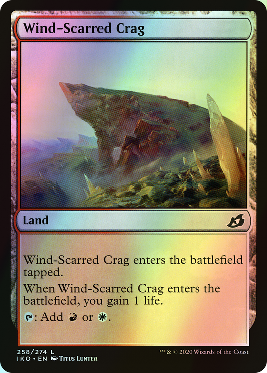 Wind-Scarred Crag (IKO) #258 [EN/F] s/o