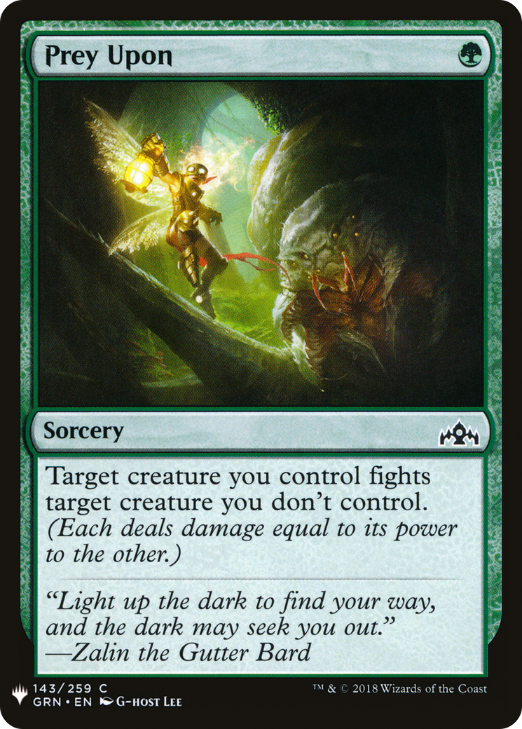 Prey Upon (PLST) #GRN-143 [EN/N]