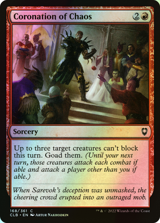 Coronation of Chaos (CLB) #168 [EN/F]