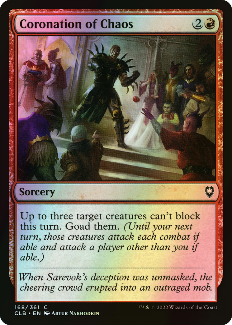 Coronation of Chaos (CLB) #168 [EN/F]