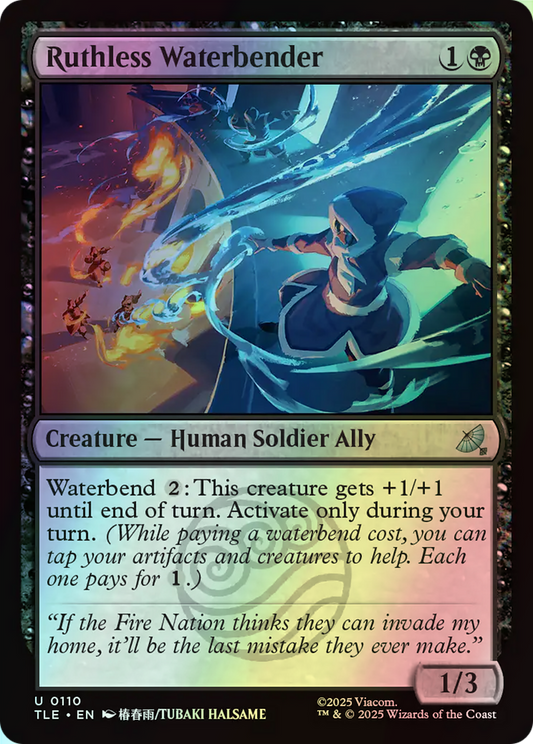 Ruthless Waterbender (TLE) #110 [EN/F] s/o