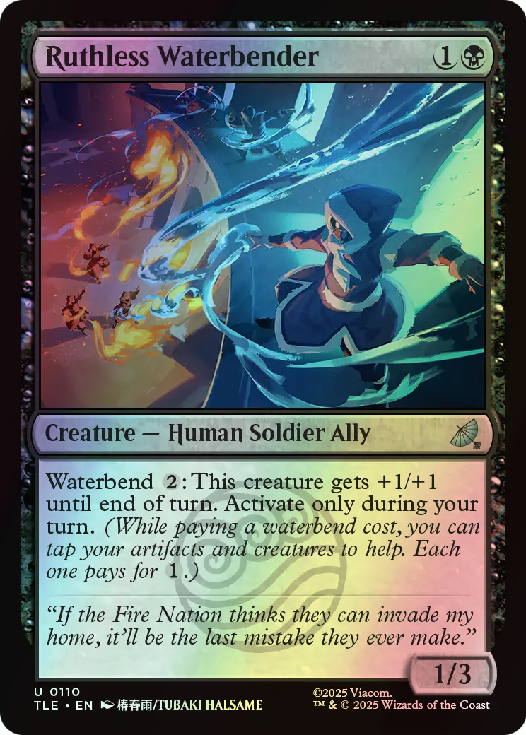 Ruthless Waterbender (TLE) #110 [EN/F] s/o