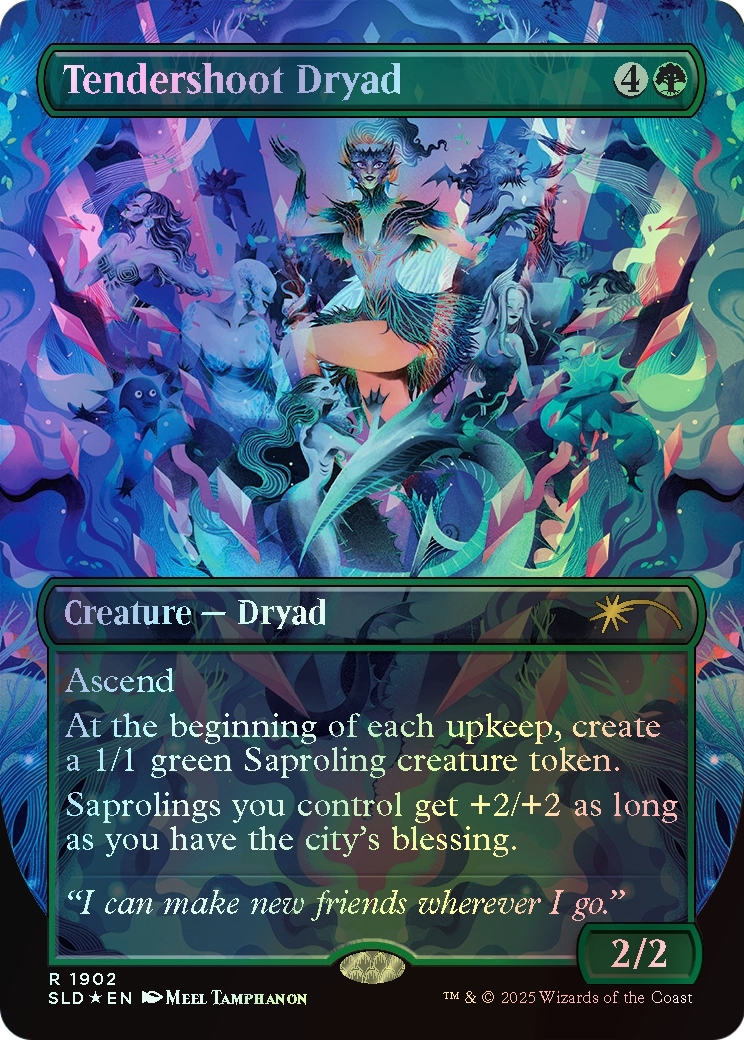 Tendershoot Dryad - Rainbow Foil (SLD) #1902 [EN/F]