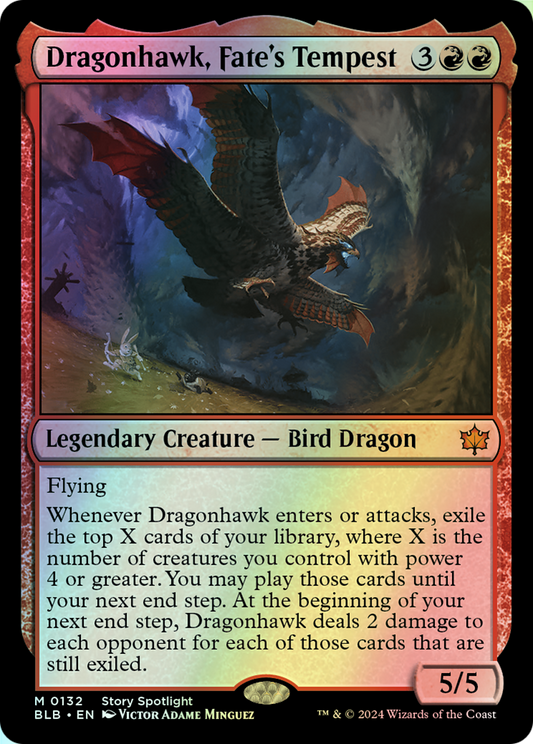 Dragonhawk, Fate's Tempest (BLB) #132 [EN/F] s/o