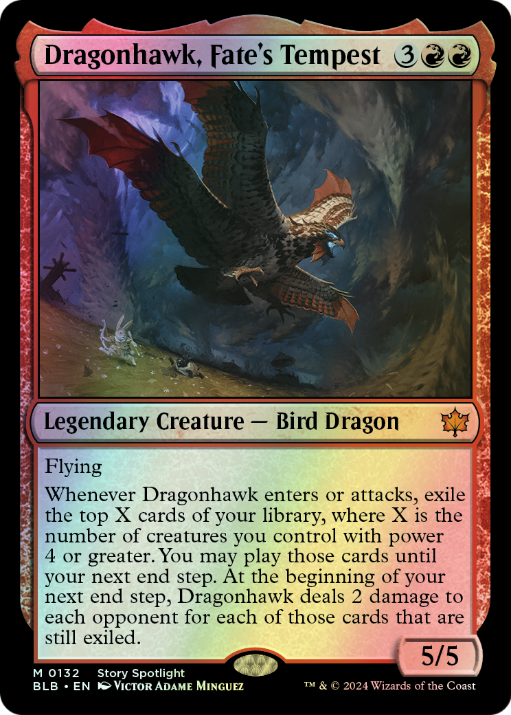 Dragonhawk, Fate's Tempest (BLB) #132 [EN/F] s/o