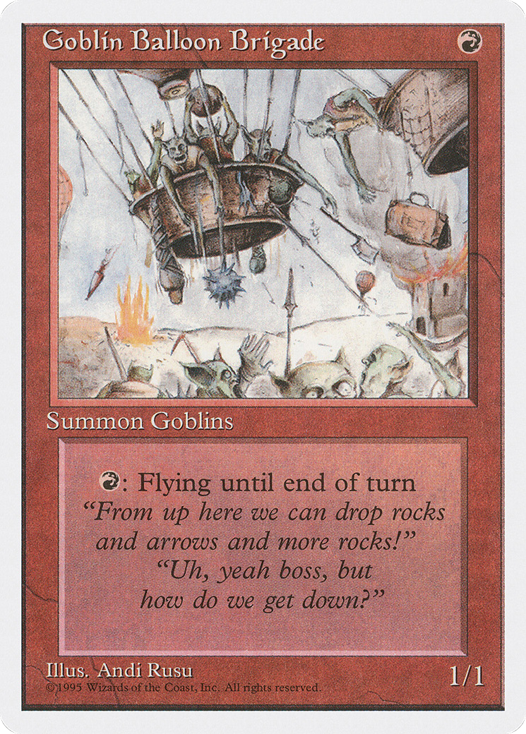 Goblin Balloon Brigade (4ED) #197 [EN/N]