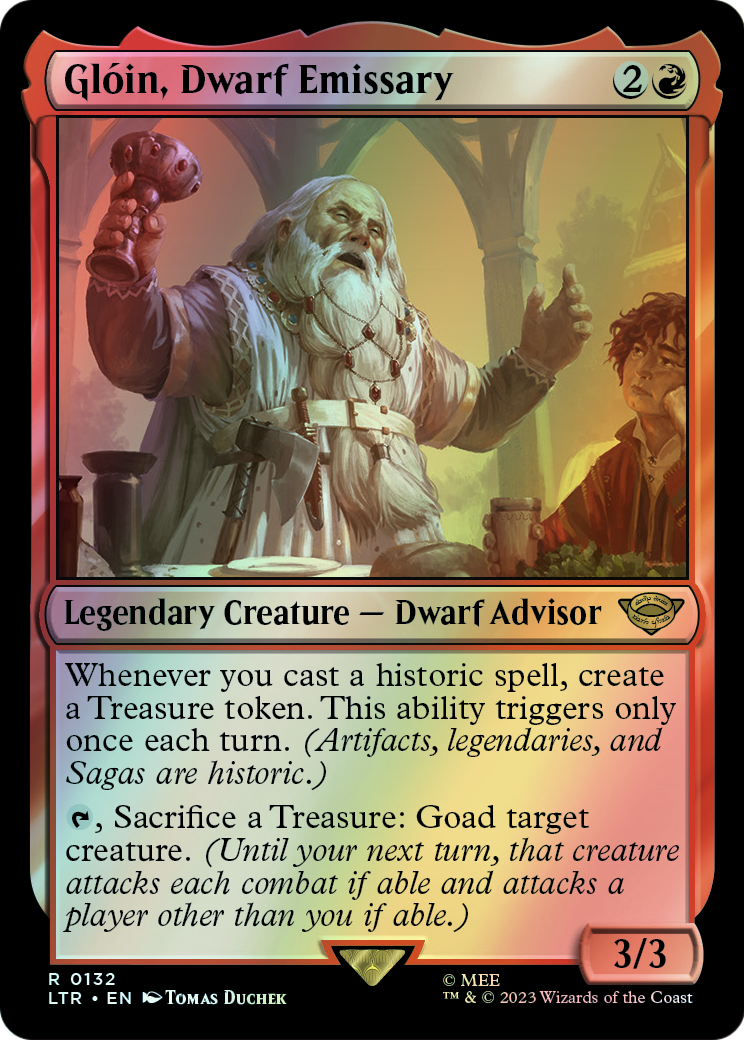 Glóin, Dwarf Emissary (LTR) #132 [EN/F] s/o