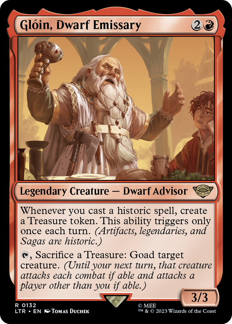 Glóin, Dwarf Emissary (LTR) #132 [EN/N]