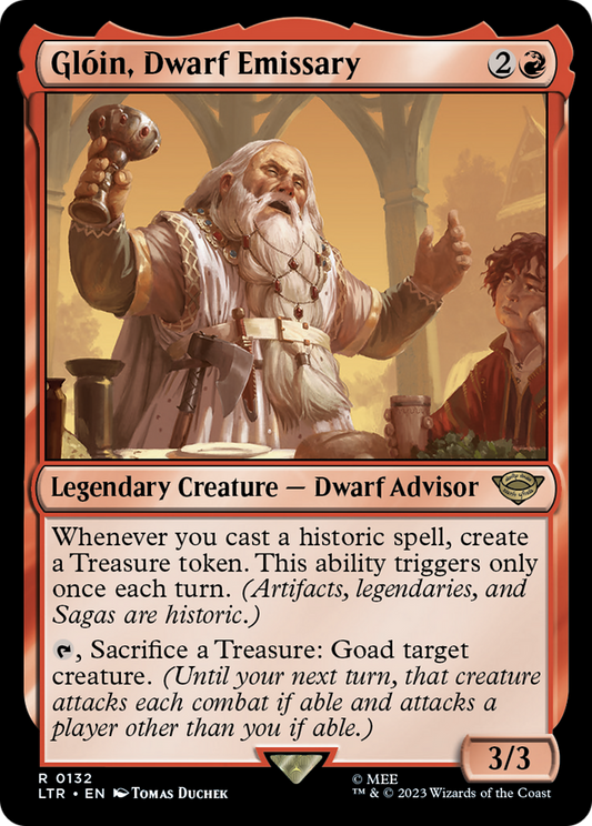 Glóin, Dwarf Emissary (LTR) #132 [EN/N]