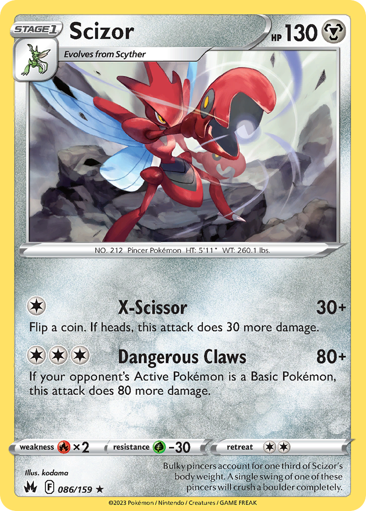 Scizor (CRZ) #086 [EN/N] s/o