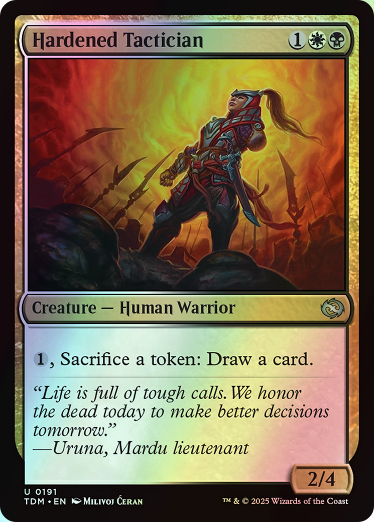 Hardened Tactician (TDM) #191 [EN/F] s/o