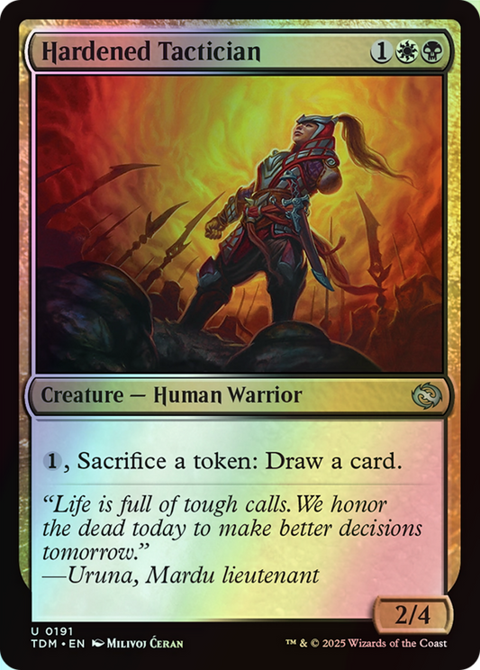 Hardened Tactician (TDM) #191 [EN/F] s/o