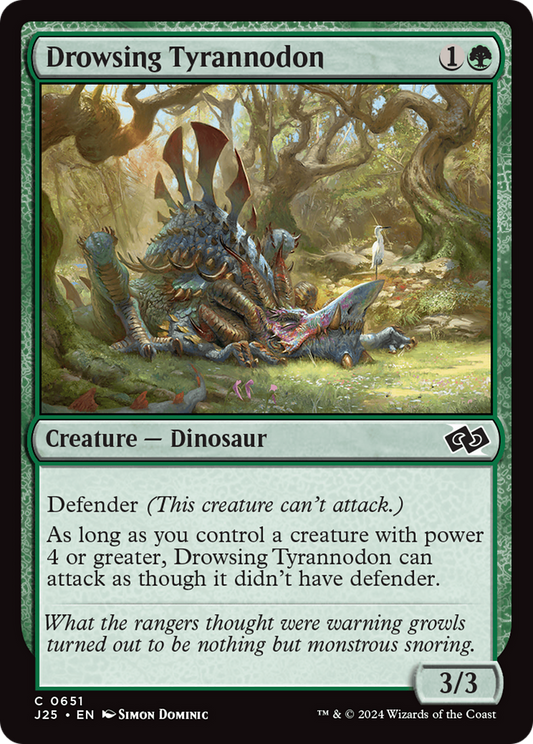 Drowsing Tyrannodon (J25) #651 [EN/N]