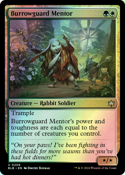 Burrowguard Mentor (BLB) #206 [EN/F]