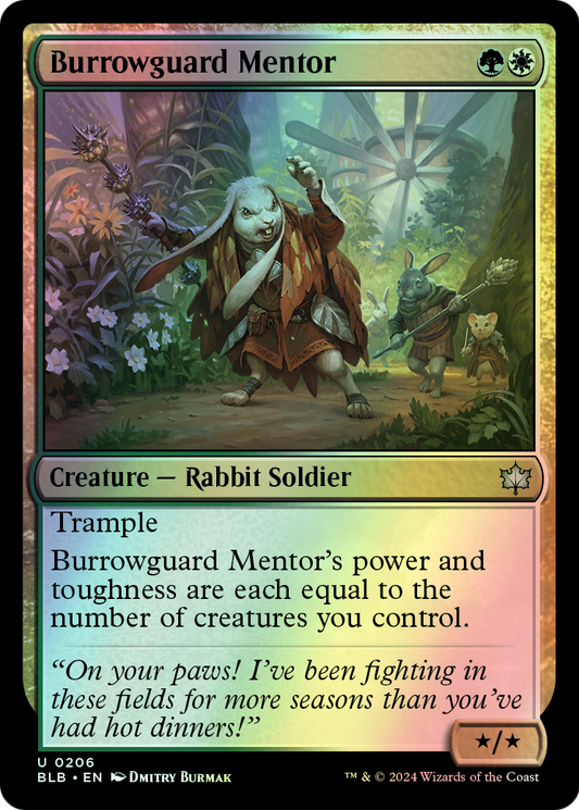 Burrowguard Mentor (BLB) #206 [EN/F] s/o